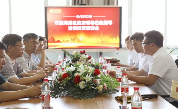 海港區政府領(lǐng)導蒞臨乾港