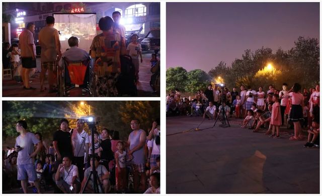 百場(chǎng)電影進(jìn)社區-露天電影院